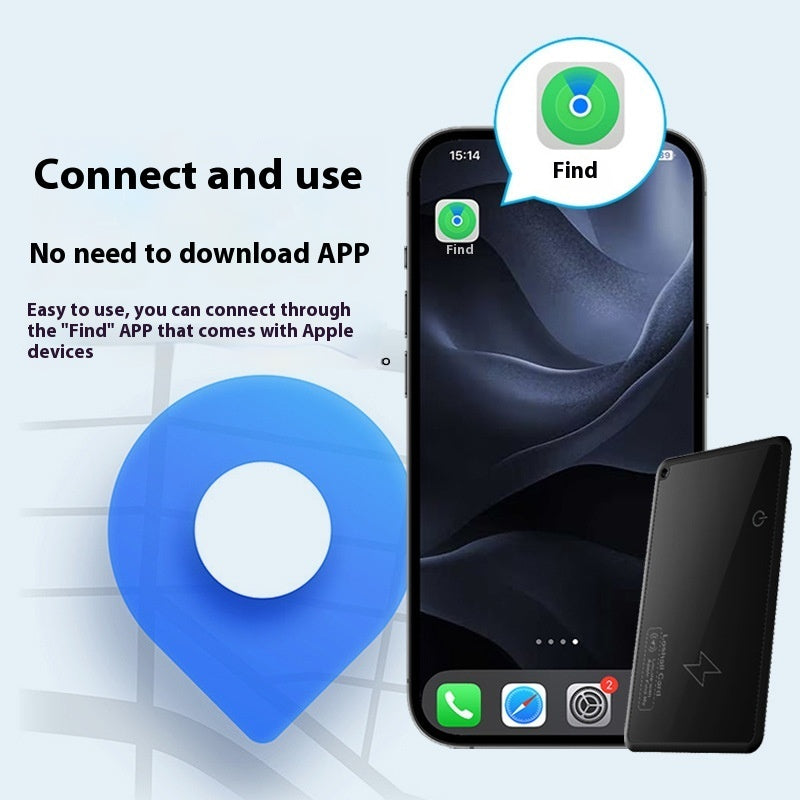 Locator Smart Wallet Carry-on Items Anti-loss Alarm Device